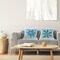 Stupell Industries Whimsical Flower Shapes 2pc Decorative Printed Pillow Set design by Liz Jardine, 18 x 7 x 18